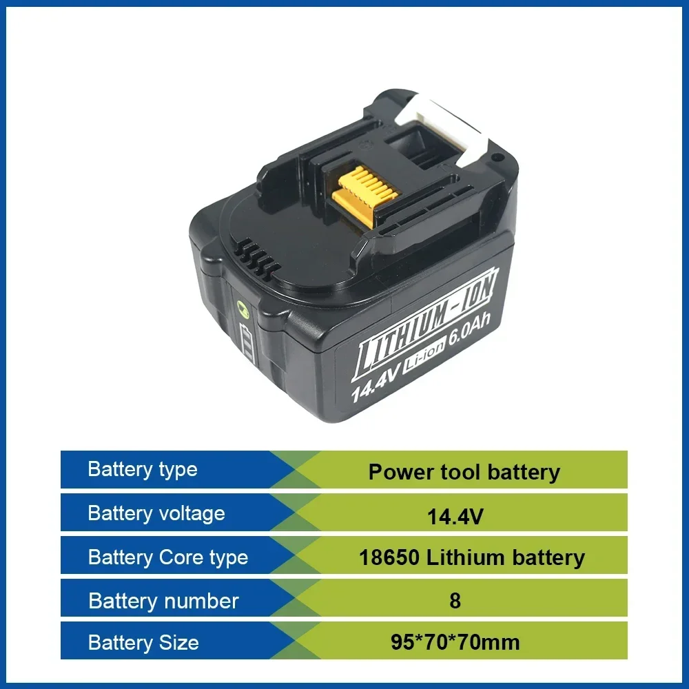 Makita için 14.4V 6000mAh 5000 - 4S Lipo Battery 14.8V 6000Mah incelemesi ve fiyatı