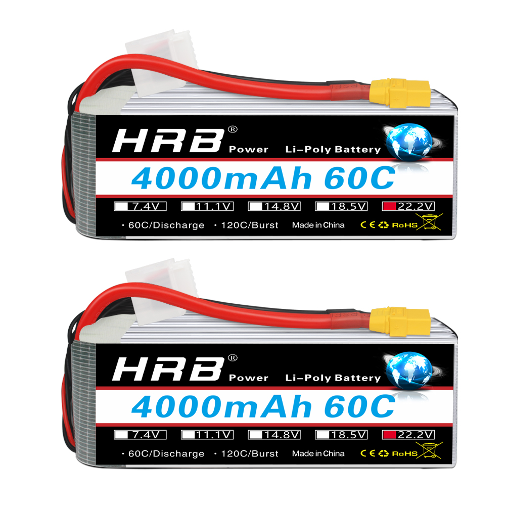 1/2 adet HRB 6S Lipo Pil 22.2V - 6S Lipo Battery 22.2V 5000Mah incelemesi ve fiyatı