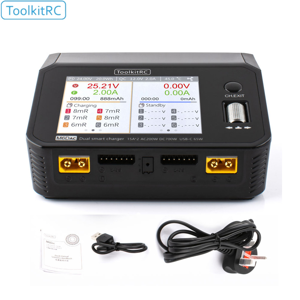 ToolkitRC M6DAC Çift Kanallı A - Toolkitrc M6Dac Smart Charger incelemesi ve fiyatı