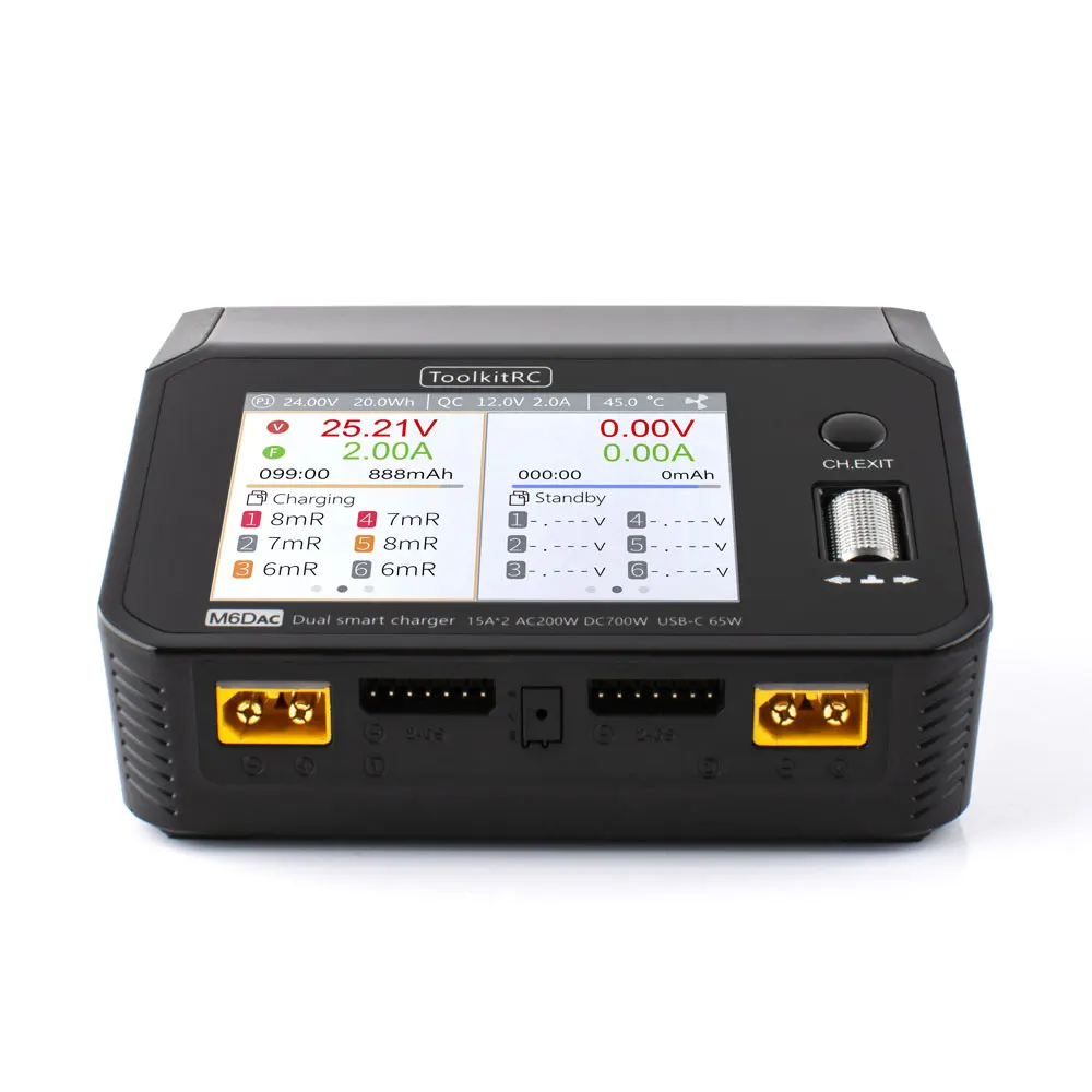ToolkitRC M6DAC AC 200W DC 700 - Toolkitrc M6Dac Smart Charger incelemesi ve fiyatı