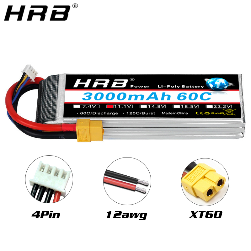 HRB lipo Pil 2S 3S 4S 6S 5S 30 - 4S Lipo Battery 14.8V 6000Mah incelemesi ve fiyatı